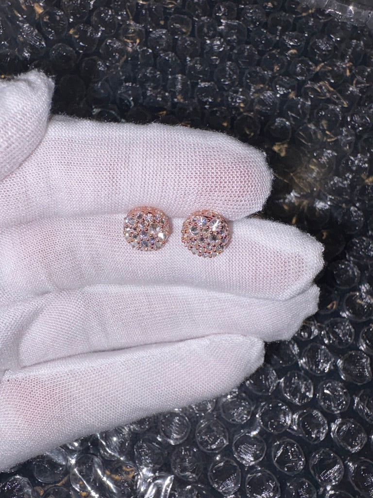 UPSIDE DOWN MOSAIC SET MOISSANITE EARRINGS